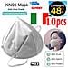 10 Pcs Mascherine 5-strati Maschere 95% Protettiva Filtrabili Viso Respirazione Ffp2 Kn95 - Foto miniatura 1