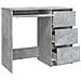 Scrivania Grigio Cemento 90x45x76 cm in Legno Multistrato - Foto miniatura 2