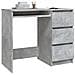 Scrivania Grigio Cemento 90x45x76 cm in Legno Multistrato - Foto miniatura 5