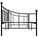 Telaio Divano Letto Nero In Metallo 90x200 Cm - Foto miniatura 5