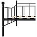 Telaio Divano Letto Nero In Metallo 90x200 Cm - Foto miniatura 6