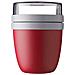 Ellipse - Contenitore Porta Pranzo Per Insalata, Colore: Rosso Nordico, Taglia Unica - Foto miniatura 1
