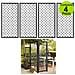 Multipack 4 Pz Tralicci Fissi 0,90 X H 1,80 Metri Con Cornice In Metallo Stell Trellis Colore Antracite - Foto miniatura 1