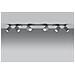 6 Light Spotlight Bar Grigio, Gu10 - Foto miniatura 3