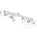 6 Light Spotlight Bar Grigio, Gu10 - Foto miniatura 4