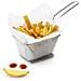 Mini Frittura Basket Square In Acciaio Inox Argento 9 X 105 X 18 Cm - Foto miniatura 2