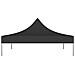 Tetto Per Tendone Per Feste 2x2 M Nero 270 G / m - Foto miniatura 2