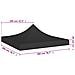 Tetto Per Tendone Per Feste 2x2 M Nero 270 G / m - Foto miniatura 4