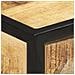 Tavolo Consolle 100x35x75 Cm In Legno Massello Di Mango - Foto miniatura 2