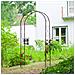 Arco da Giardino in Metallo 100x37x230 cm Nero - Foto miniatura 2