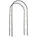 Arco da Giardino in Metallo 100x37x230 cm Nero - Foto miniatura 1