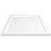 Piatto Doccia in ABS Rettangolare Bianco 80x90 cm - Foto miniatura 6