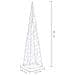 Cono Di Luce Led Decorativo Acrilico Blu 60 Cm - Foto miniatura 3