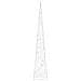 Cono Di Luce Led Decorativo Acrilico Blu 60 Cm - Foto miniatura 6