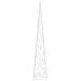 Cono Di Luce Led Decorativo Acrilico Blu 60 Cm - Foto miniatura 7