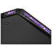 Scrivania da Gaming con LED e Gambe a Y Nera 90x60x75 cm - Foto miniatura 5