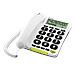 PhoneEasy 312cs Telefono analogico Identificatore di chiamata Bianco - Foto miniatura 1