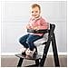 Seggiolone Sit Up III - Crescendo con la sedia da bambino a sedia per ragazzi - Legno nero - Foto miniatura 3