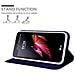 Custodia Compatibile Con Lg X Screen In Classy Blu Scuro - Coperchio Protettiva Con Chiusura Magnetica, Funzione Stand E Tasca Per Le Carte - Foto miniatura 2