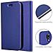 Custodia Compatibile Con Lg X Screen In Classy Blu Scuro - Coperchio Protettiva Con Chiusura Magnetica, Funzione Stand E Tasca Per Le Carte - Foto miniatura 7