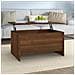 Tavolino Rovere Marrone 80x55,5x41,5 Cm In Legno Multistrato - Foto miniatura 1