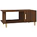 Tavolino Da Salotto Rovere Marrone 90x50x40cm Legno Multistrato - Foto miniatura 1