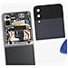 Copribatteria Superiore Originale Z Flip4 Con Schermo Esterno Navy - Foto miniatura 2