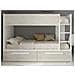 Letto A Castello 2 Cassetti 2 X 90 X 200 Cm Bianco E Naturale - Tinoli - Foto miniatura 2