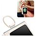 Case With Ring Originale Per Samsung Galaxy Z Flip5 In Silicone Cream - Foto miniatura 4