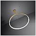 Sollux Lighting Lampadario Rio 78 Golden Led 4000k Th. 181 - Moderno Lampadario D'oro 150x78x78 Cm - Foto miniatura 5