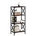 Libreria 4 Ripiani Rovere Marrone 59x35x132cm Legno Multistrato - Foto miniatura 3