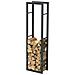 Portalegna Supporto Metallo Porta Legna Interno Legnaia Camino Stufa 150x40x25cm - Foto miniatura 4