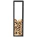 Portalegna Supporto Metallo Porta Legna Interno Legnaia Camino Stufa 150x40x25cm - Foto miniatura 5