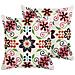 Set Di 2 Cuscini Bahraich Cotone 50 X 50 Cm Multicolore Trama Floreale - Foto miniatura 4