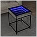 Tavolino Da Salotto Con Led Infinity Grigio Sonoma 40x40x51 Cm - Foto miniatura 1