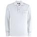 Basic Polo L /s Pocket Bianco Xs - Foto miniatura 1