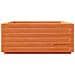 Fioriera Giardino Marrone Cera 60x60x26,5cm Legno Massello Pino - Foto miniatura 6