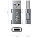 AISENS A108-0655, USB C, USB A, Grigio - Foto miniatura 3