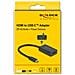 Adattatore da HDMI femmina a USB Type-C maschio (modalità DP Alt) 4K con PD 100 W - Foto miniatura 4