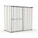 Box In Acciaio Casetta Da Giardino Capanno 174x100cm X H 182cm - 43kg - 1,74mq - Bianco - Foto miniatura 1