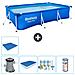 Piscina Fuori Terra - Rettangolo - 300x201x66 Cm - Blu - Include Accessori Coordinati Cb11 - Foto miniatura 1