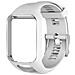 Cinturino Per Orologio In Silicone Per Smartwatch Tomtom White - Foto miniatura 1