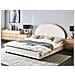 Letto Tessuto Vaucluse 160 X 200 Cm Bianco Sporco - Foto miniatura 1