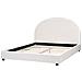 Letto Tessuto Vaucluse 160 X 200 Cm Bianco Sporco - Foto miniatura 5