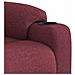 Poltrona Massaggiante Reclinabile Rosso Vino in Tessuto - Foto miniatura 9