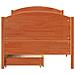 Letto senza Materasso Marrone Cera 90x200 cm Legno di Pino - Foto miniatura 4
