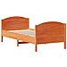 Letto senza Materasso Marrone Cera 90x200 cm Legno di Pino - Foto miniatura 5