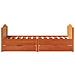 Letto senza Materasso Marrone Cera 90x200 cm Legno di Pino - Foto miniatura 7