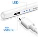 Penna Stilo Per Smartphone Tablet, Punta Da 1.5mm Autonomia 20h Porta Usb-c, Bianco - Foto miniatura 3