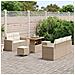 Set Divano da Giardino 8 pcs beige e panna 90 x 55 x 71 cm - Foto miniatura 3